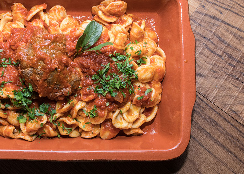 Des pâtes Come a casa